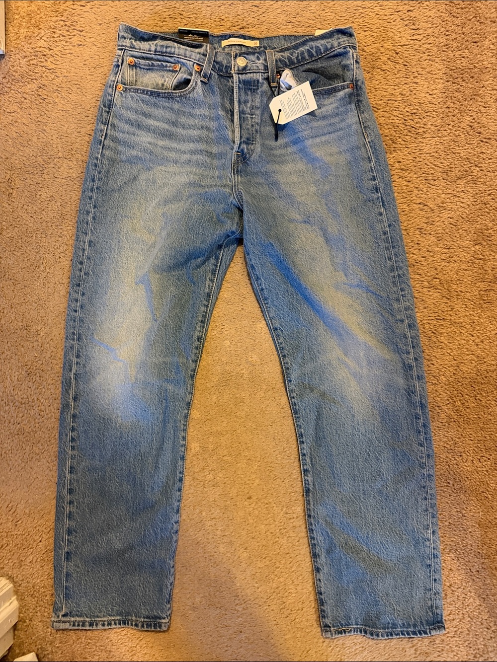 Levi's Light Blue Straight Leg Jeans